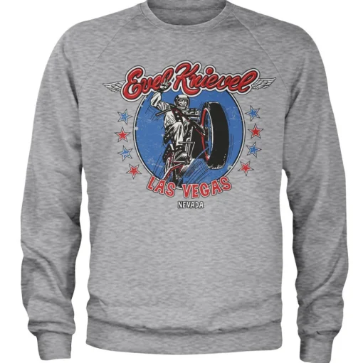 Evel Knievel In Las Vegas Sweatshirt