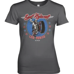 Evel Knievel In Las Vegas Girly Tee