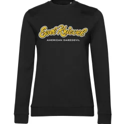 Evel Knievel Logo Girly Sweatshirt