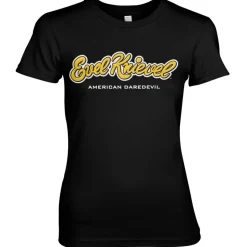 Evel Knievel Logo Girly Tee
