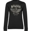 Evel Knievel Motorcycles Girly Sweatshirt