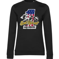 Evel Knievel No. 1 Girly Sweatshirt