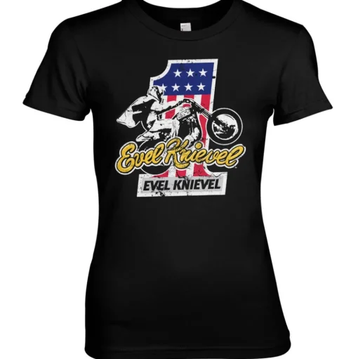 Evel Knievel No. 1 Girly Tee