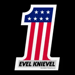 Evel Knievel No. 1 Sticker