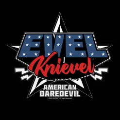 Evel Knievel Patch Sticker