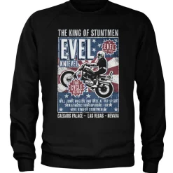 Evel Knievel Poster Sweatshirt