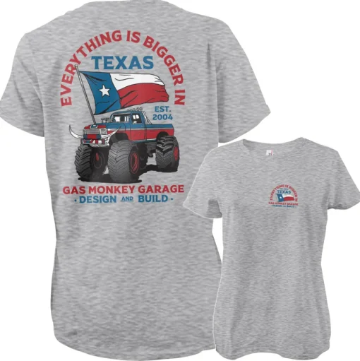 Everything Is Bigger In Texas Girly Tee