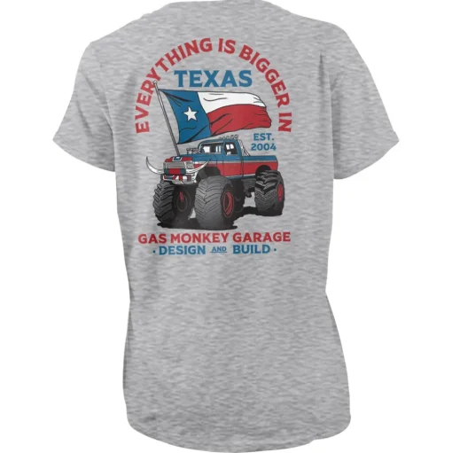 Everything Is Bigger In Texas Girly Tee