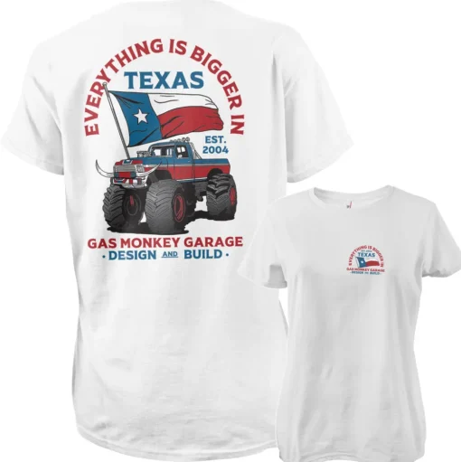 Everything Is Bigger In Texas Girly Tee