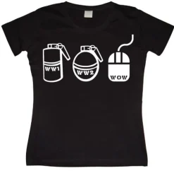 Evolution Of War Girly T-shirt