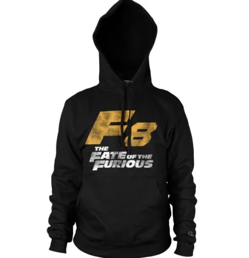 F8 Distressed Logo Hoodie
