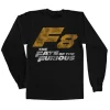 F8 Distressed Logo Long Sleeve Tee
