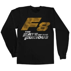 F8 Distressed Logo Long Sleeve Tee