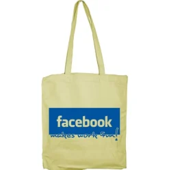 Facebook make work fun! Tote Bag