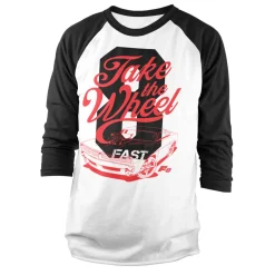 Fast 8 - Take The Wheel Baseball Long Sleeve Tee