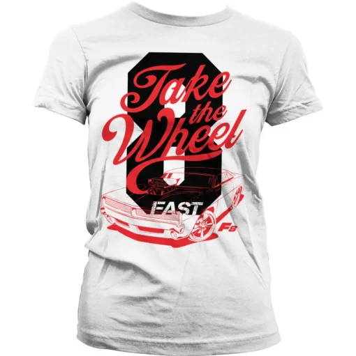 Fast 8 - Take The Wheel Girly Tee