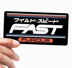 Fast & Furious Japanese Sticker