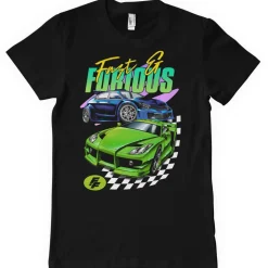 Fast & Furious Shining Cars T-Shirt