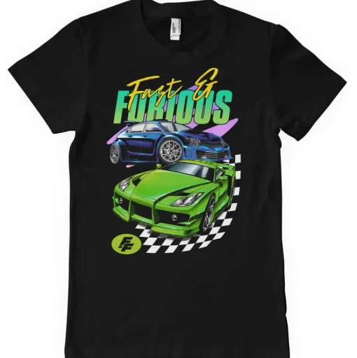 Fast & Furious Shining Cars T-Shirt