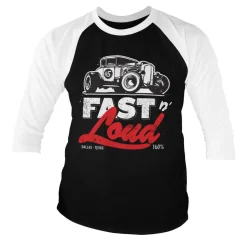 Fast N' Loud Hot Rod Baseball 3/4 Sleeve Tee