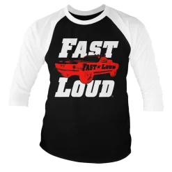 Fast N' Loud Mustang Baseball 3/4 Sleeve Tee