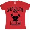 Fat People Rule! Girly T-shirt