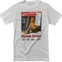 Female Jungle Retro Movie Poster Girly Tee