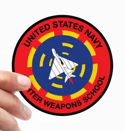 Fighter Weapons School Patch Sticker