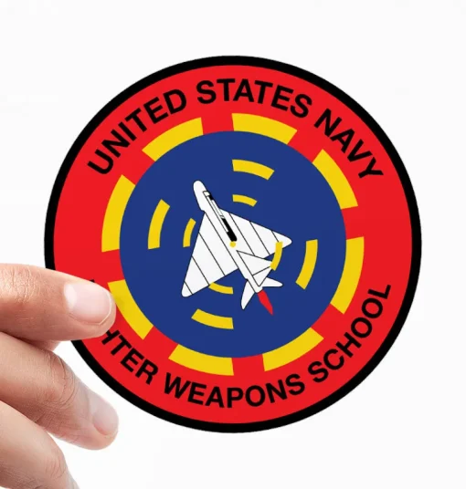 Fighter Weapons School Patch Sticker