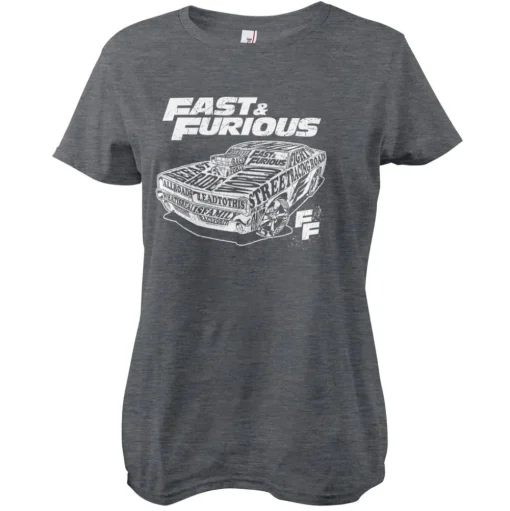 Fluid Of Speed Girly Tee