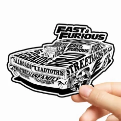 Fluid Of Speed T-Shirt Sticker