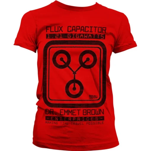 Flux Capacitor Girly Tee