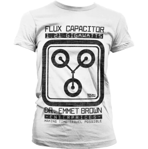 Flux Capacitor Girly Tee