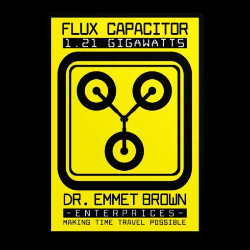 Flux Capacitor Sticker