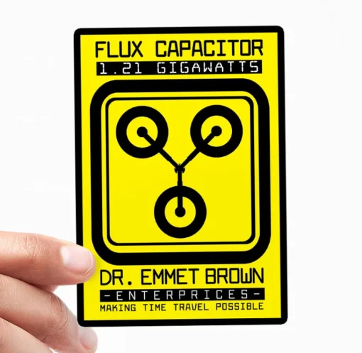 Flux Capacitor Sticker
