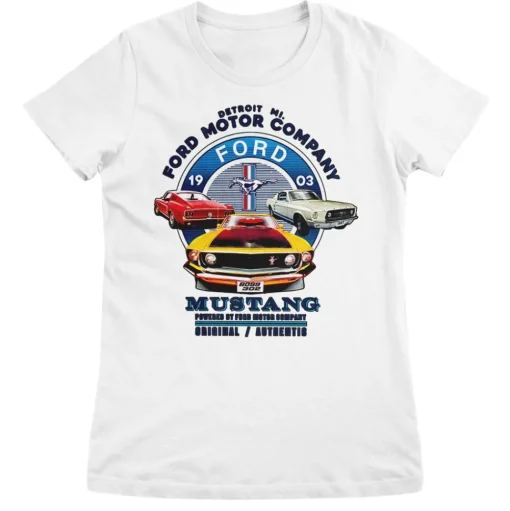 Ford Mustang Circle Girly Tee
