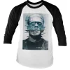 Frankenstein Bad Signal Baseball Long Sleeve Tee