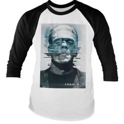 Frankenstein Bad Signal Baseball Long Sleeve Tee