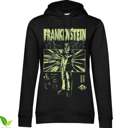 Frankenstein Retro Girls Hoodie