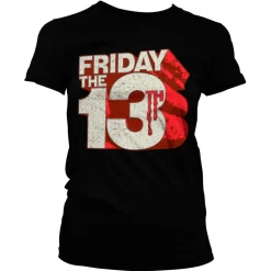 Friday The 13th Block Logo Girly Tee