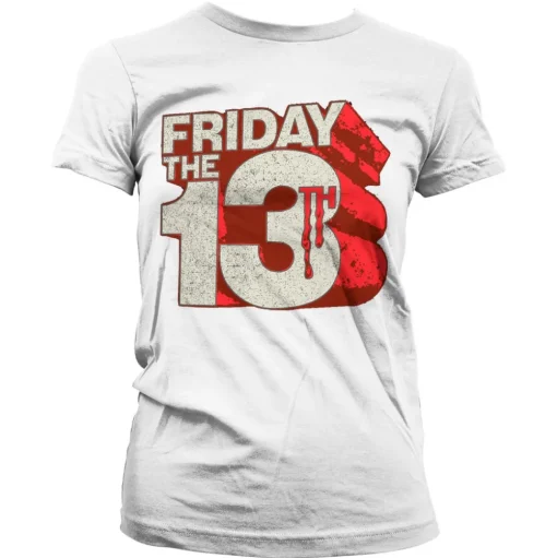 Friday The 13th Block Logo Girly Tee