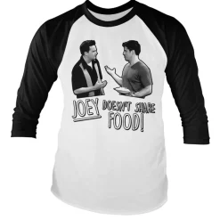 Friends - Joey Doesn't Share Food Baseball Long Sleeve Tee