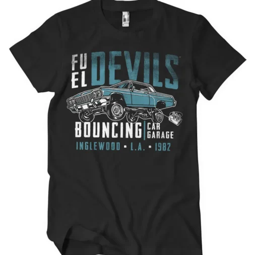 Fuel Devils Bouncing Garage T-Shirt