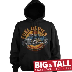 Fuel Devils Flame Rod Big & Tall Hoodie