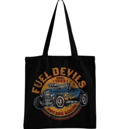 Fuel Devils Flame Rod Tote Bag