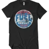 Fuel Devils Hot Rod Garage Patch T-Shirt