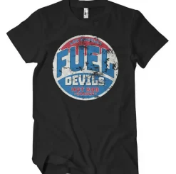 Fuel Devils Hot Rod Garage Patch T-Shirt