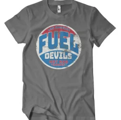 Fuel Devils Hot Rod Garage Patch T-Shirt