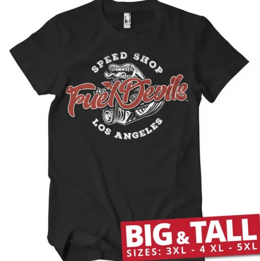 Fuel Devils Speed Shop Big & Tall T-Shirt