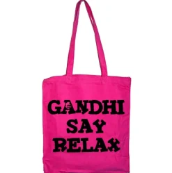 Gandhi Say Relax Tote Bag